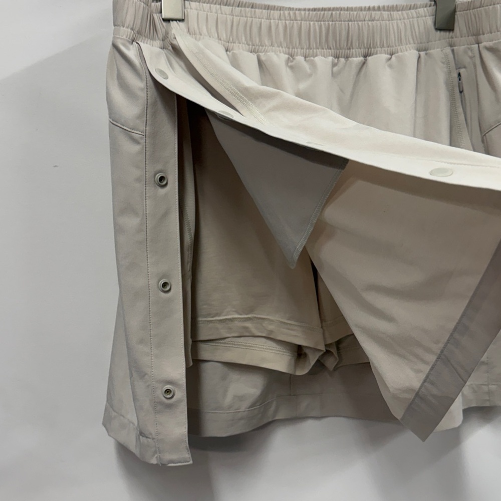 Prana Railay Snap Up Skort - cream Athletic Sporty Outdoors xl - Picture 4 of 6